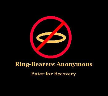 Logo for Ring-Bearers Anonymous by Margaret Lion